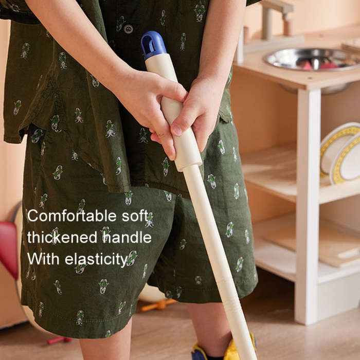 Airplane Shape Mop For Kids Mopping Tool Mini Spinning Floor Mop(Blue)