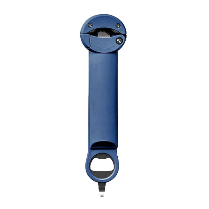 Multifunctional Beer And Beverage Bottle Opener Magnetic Telescopic Cans And Caps Driver(Blue)