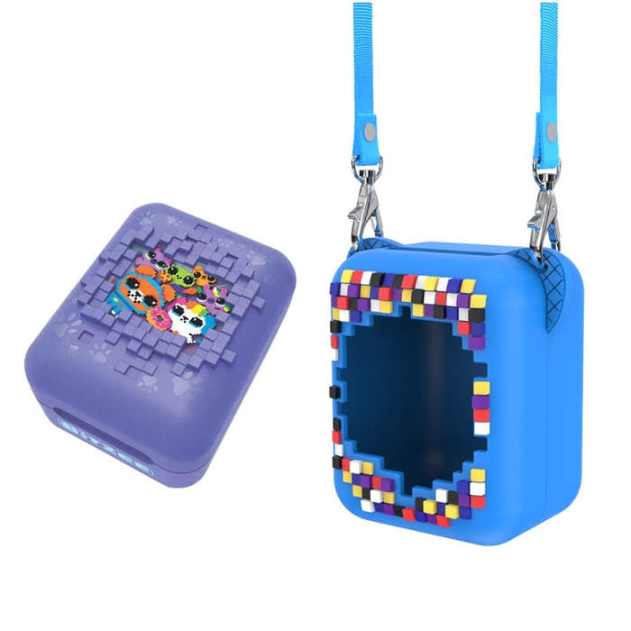 For Bitzee Pet Machine Silicone Case(Blue)
