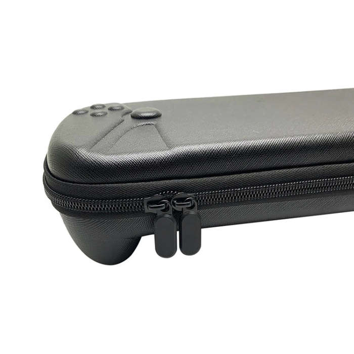 For Sony PlayStation Portal Hard Shell Case Portable Storage Bag, Style: PU Cross Line