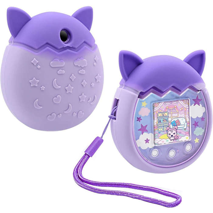 For Tamagotchi Pix Cartoon Electronic Pet Game Console Anti-Slip And Anti-Fall Silicone Protectiv...