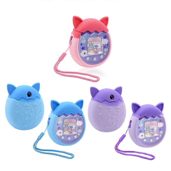 For Tamagotchi Pix Cartoon Electronic Pet Game Console Anti-Slip And Anti-Fall Silicone Protectiv...