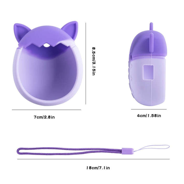 For Tamagotchi Pix Cartoon Electronic Pet Game Console Anti-Slip And Anti-Fall Silicone Protectiv...