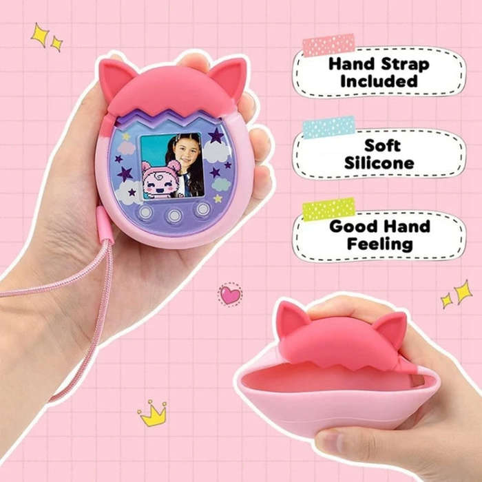 For Tamagotchi Pix Cartoon Electronic Pet Game Console Anti-Slip And Anti-Fall Silicone Protectiv...
