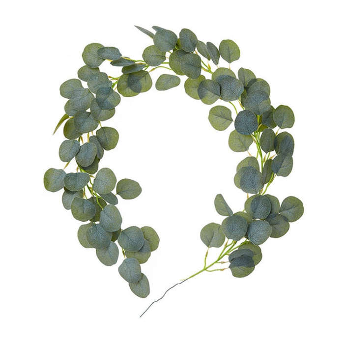 Artificial Greenery Eucalyptus Leaf Vine Simulation Rattan Home Decoration, Style: 1m Eucalyptus ...