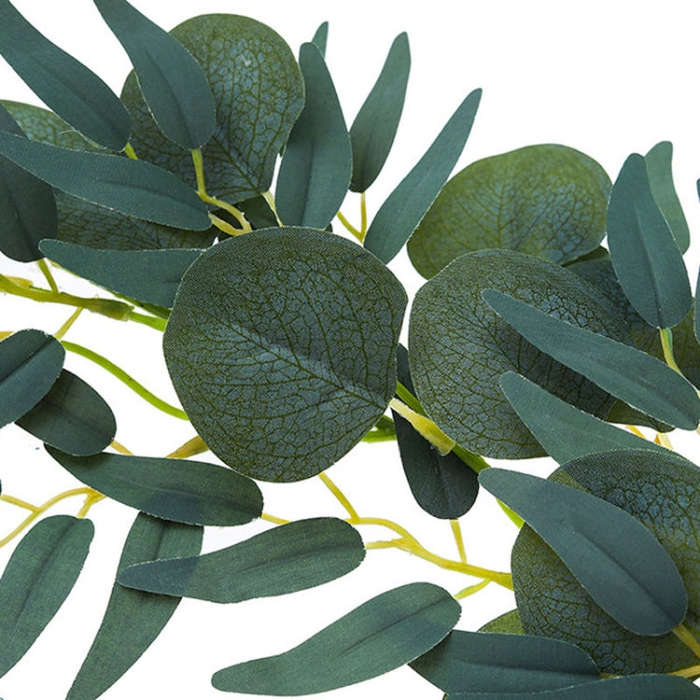 Artificial Greenery Eucalyptus Leaf Vine Simulation Rattan Home Decoration, Style: 2m Eucalyptus ...