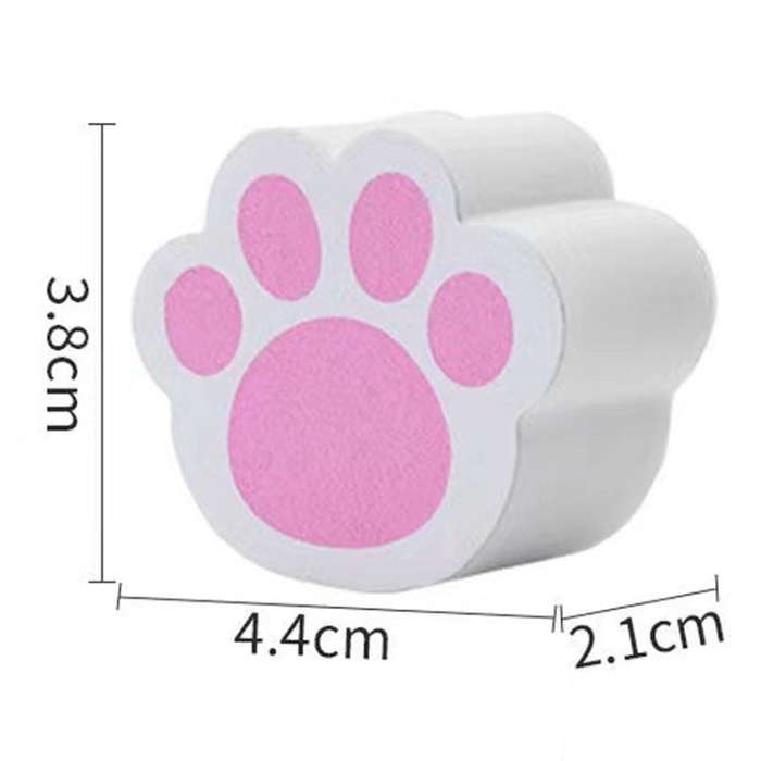 Bathroom Glass Mirror Stain Removal Watermark Sponge Rub Faucet Descaling Cleaning Tool(Pink)