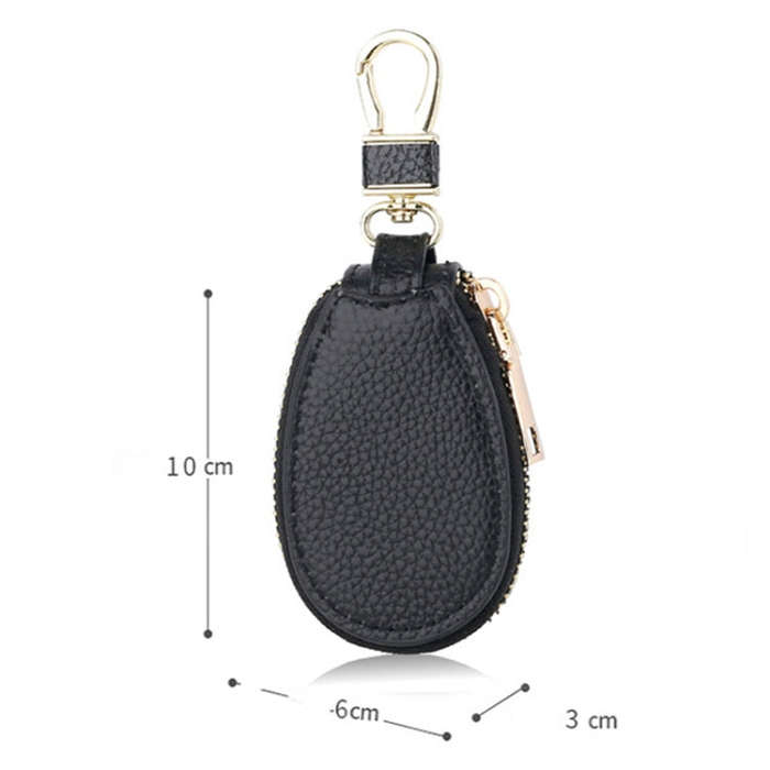 Universal Large Capacity Car Multifunctional Leather Key Storage Bag(Coffee)