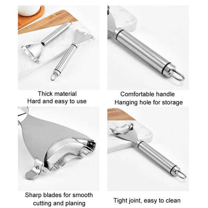 Stainless Steel Manual Corn Thresher Vegetable Peeler And Shaving Tool, Model: SJ-19 Light Handle...