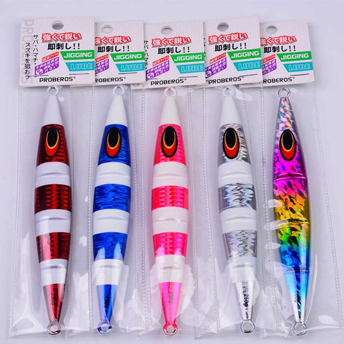 PROBEROS F125 Jogging Steelhead Deep Sea Boat Fishing Lure Rapid Sinking Sea Fishing Fake Bait, S...
