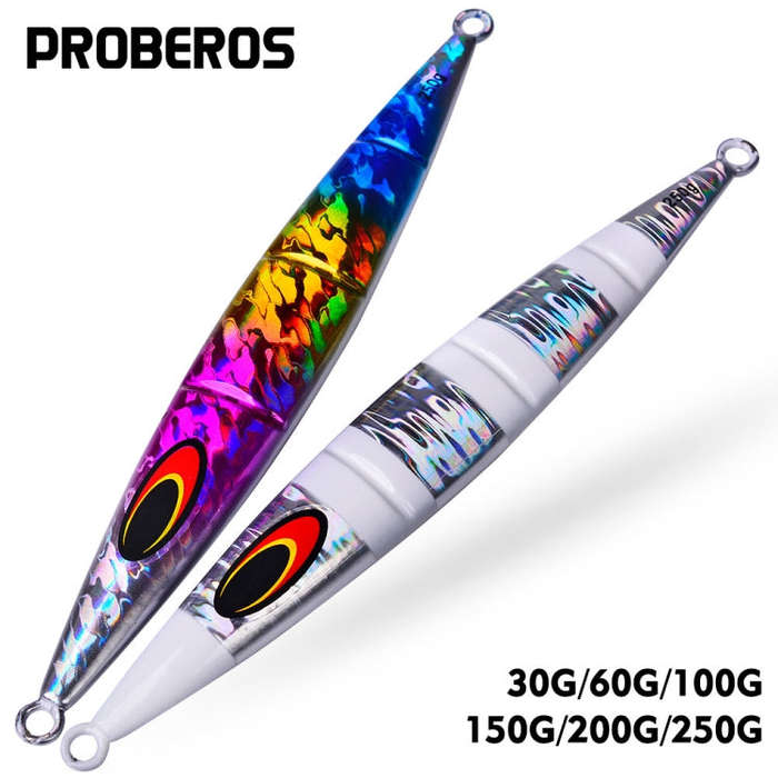 PROBEROS F125 Jogging Steelhead Deep Sea Boat Fishing Lure Rapid Sinking Sea Fishing Fake Bait, S...