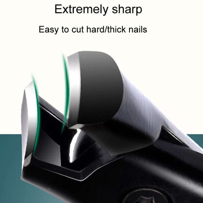 Large Opening For Thick And Hard Nail Clippers Anti-Splash Nail Scissors(Green)