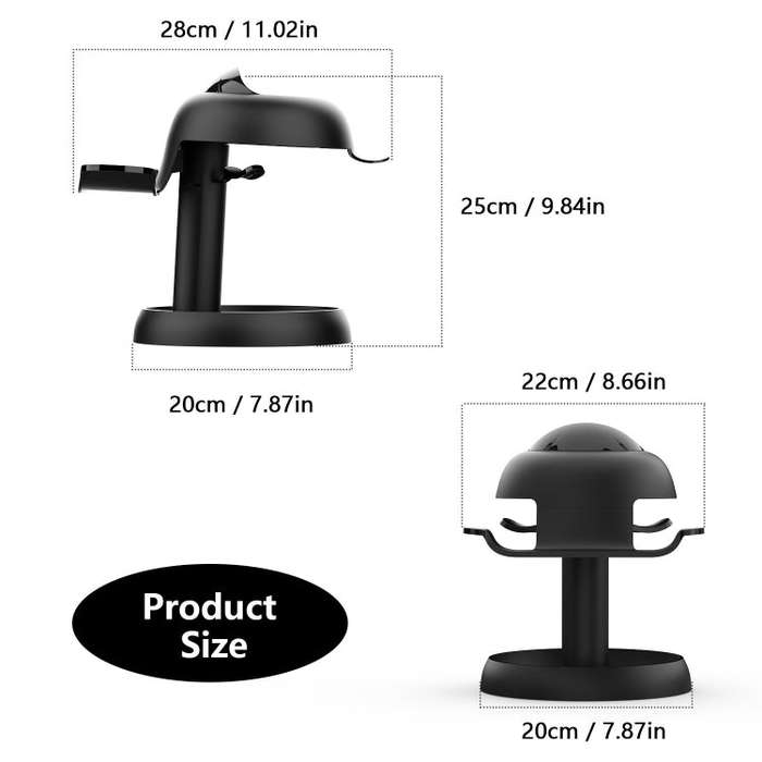 AMVR TYBP1 VR Desktop Storage Display Rack For Apple Vision Pro / Quest 3 / Pico 4 / PlayStation ...