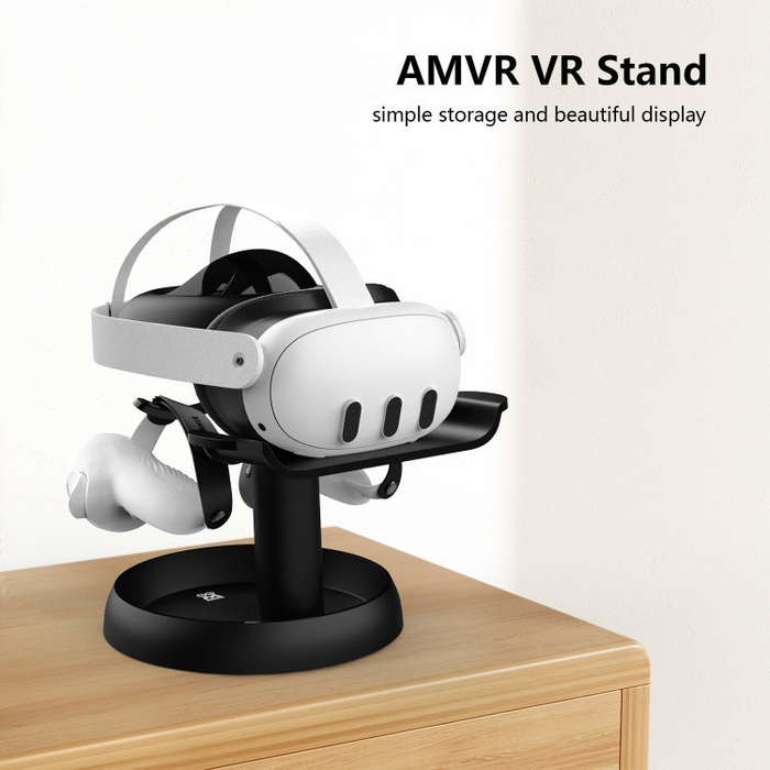 AMVR TYBP1 VR Desktop Storage Display Rack For Apple Vision Pro / Quest 3 / Pico 4 / PlayStation ...