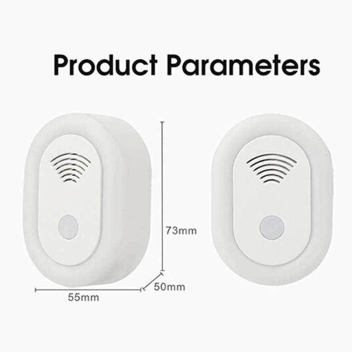 Adjustable Night Light Ultrasonic Mosquito Repeller Mini Home Electronic Mouse Repeller, Spec: EU...