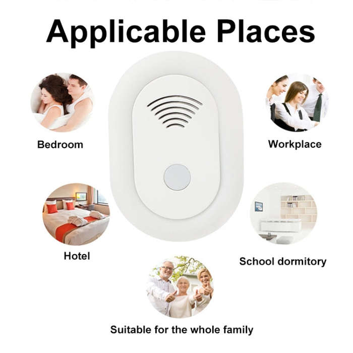 Adjustable Night Light Ultrasonic Mosquito Repeller Mini Home Electronic Mouse Repeller, Spec: EU...