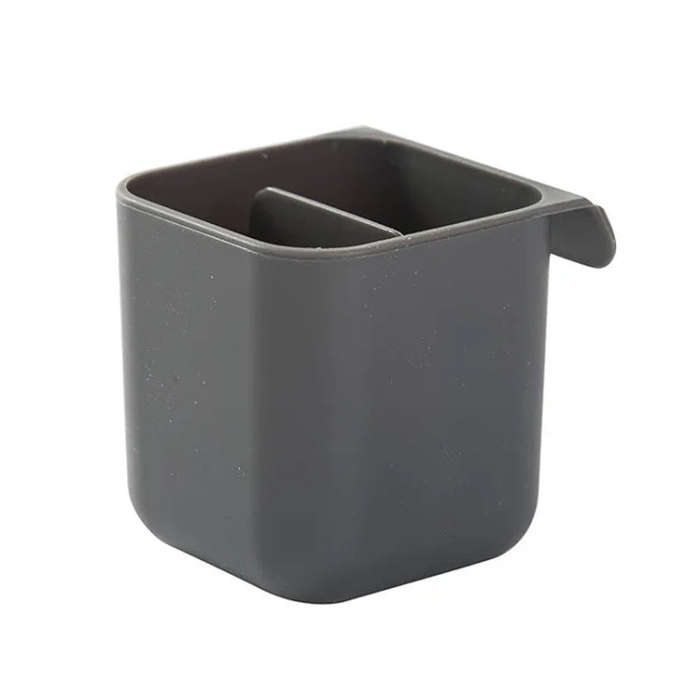 Desktop Computer Monitor Auxiliary Pen Holder Desk Adhesive Storage Box, Color: Square Double-lay...