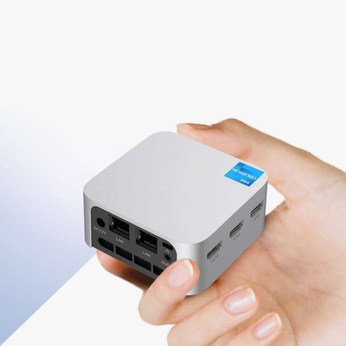 T8Plus Alder Lake-N100 4K Dual Band WIFI Bluetooth Office Game Portable Mini PC, Spec: 8G 1TB EU ...