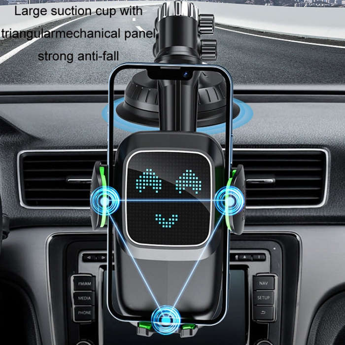 Car Windscreen Dashboard Suction Cup Phone Holder, Color: Extended Black