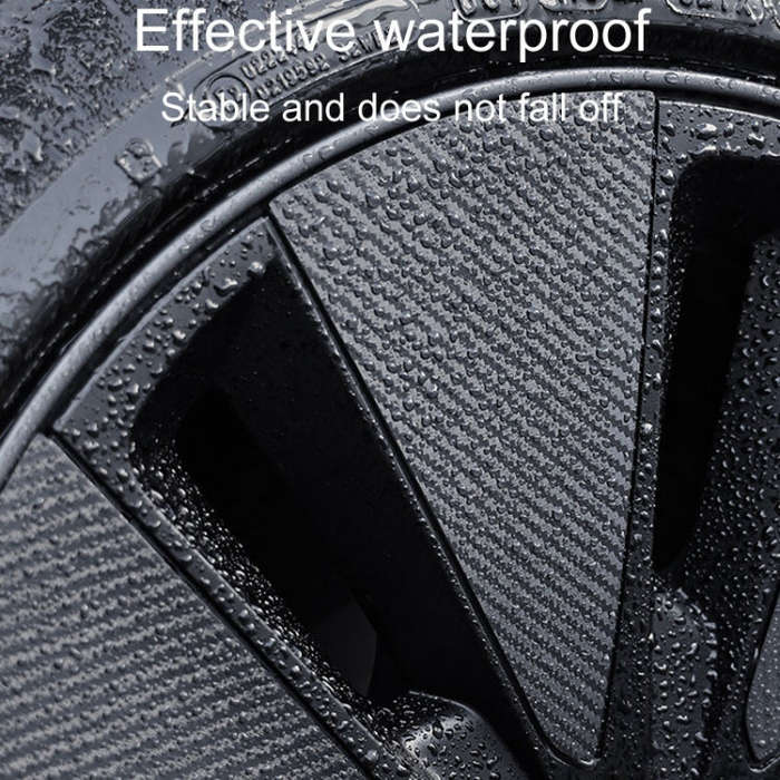 28pcs /Set For Tesla Model 3 Tire Sticker Modification Protective Film, Style: Bright Black