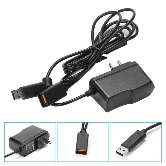 For Microsoft Xbox 360 Kinect Sensor Charger USB AC Adapter Power Supply(EU Plug)