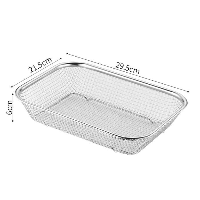 Kitchen Sterilization Cabinet Cutlery Organizer Household Stainless Steel Drainage Tray, Model: L...