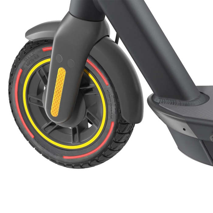 For Ninebot Max G30 Electric Scooter 10 x 2.5 Inch Flick Color Solid Tire(Tricolor)