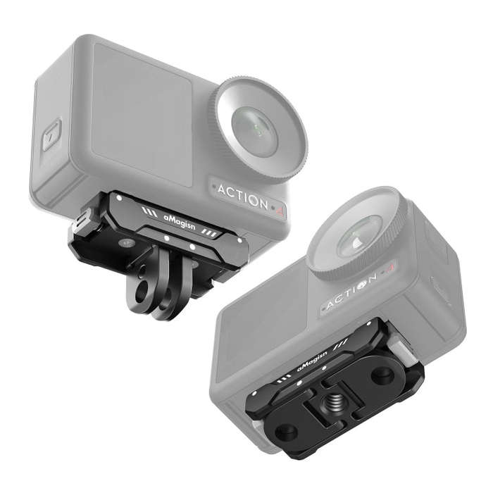 For DJI Osmo 360 / Action 5 Pro / Action 4 / Action 3 aMagisn Magnetic Fast Disassembly Motion Ca...