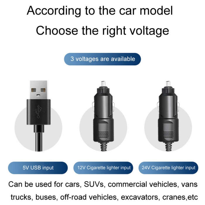SUITU Car Foldable Cooling Fan Automobile Summer Temperature Reduction Fan, Model: Single 5V USB ...