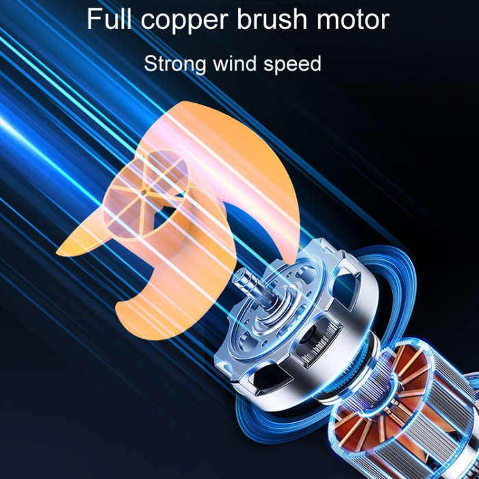 SUITU Car Foldable Cooling Fan Automobile Summer Temperature Reduction Fan, Model: Dual 5V USB En...