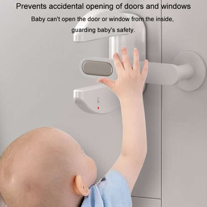 Living Alone Anti Burglary Door Stopper No Hole Child Safety Lock With Alarm(Black)