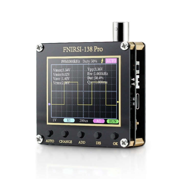 FNIRSI Handheld Small Teaching Maintenance Digital Oscilloscope, Specification: Upgrade Without B...