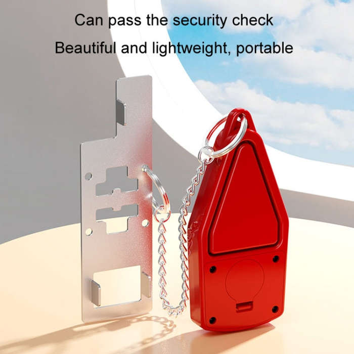Door Stopper Home Burglary Girls Live Alone Security Lock Inside Opening Door Plug, Style: With A...