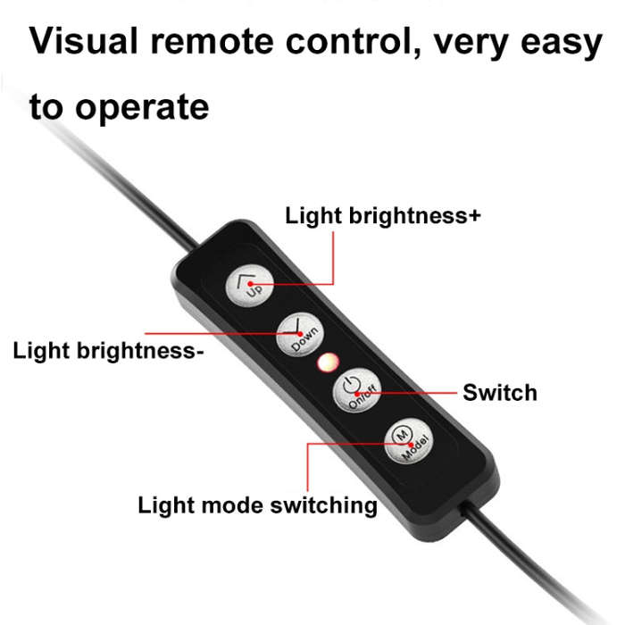 YRing48 4-Inch 48LEDs Laptop Camera Video Conference Live Beauty Ring Fill Light, Spec: Clip Set
