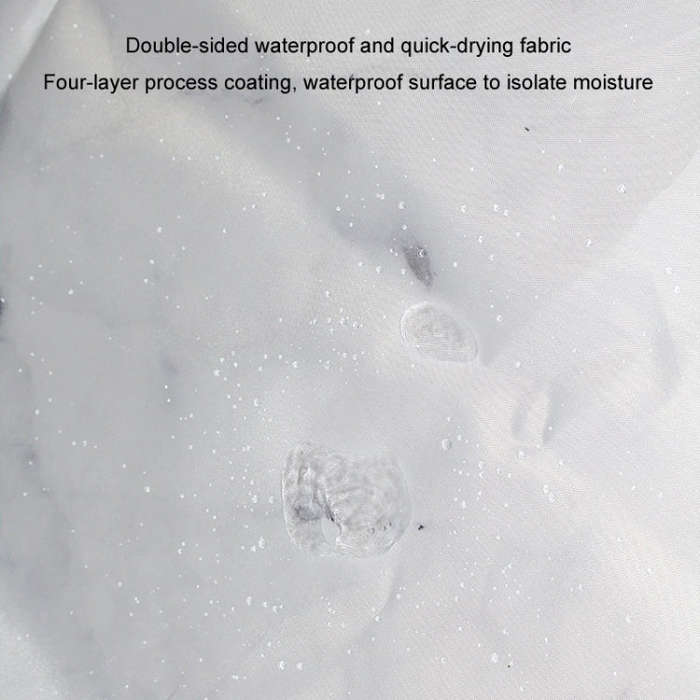 150x200cm Thickened Waterproof Moldproof Shower Curtain Simple Bathroom Hotel Curtain With Hooks(...