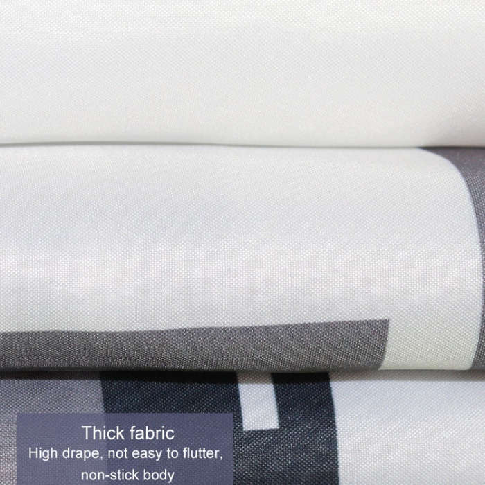 150x200cm Simple Waterproof Shower Curtain Thickened Polyester Bathroom Shower Curtain Cloth(Tower)