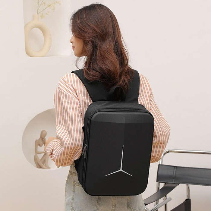 For DJI  Mini 4 PRO Backpack EVA Hard Shell Storage Bag(Black)