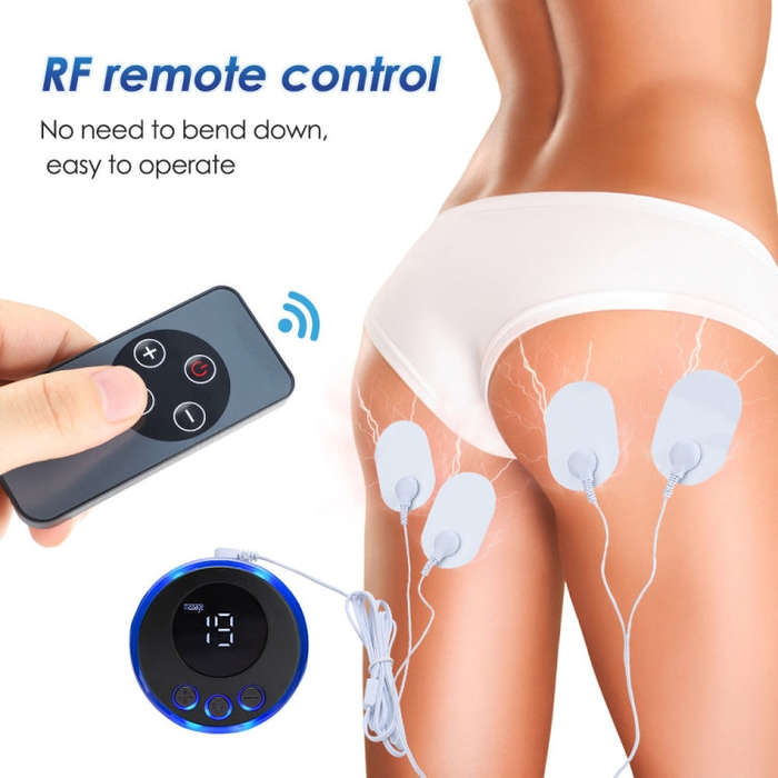 SC-195B Mini Cervical Massage Stickers EMS Pulse Meridian Therapy Instrument, Spec: 4-In-1 Upgrad...