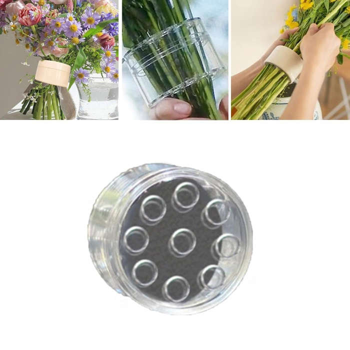Spiral Ikebana Stem Holder for Vases DIY Bouquet Twister Flower Arrangement Holder, Size: Small(T...