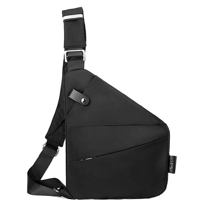 Sports Casual Men Crossbody Bag Large Capacity Multi-Pocket Single Shoulder Bag, Style: Left Shou...