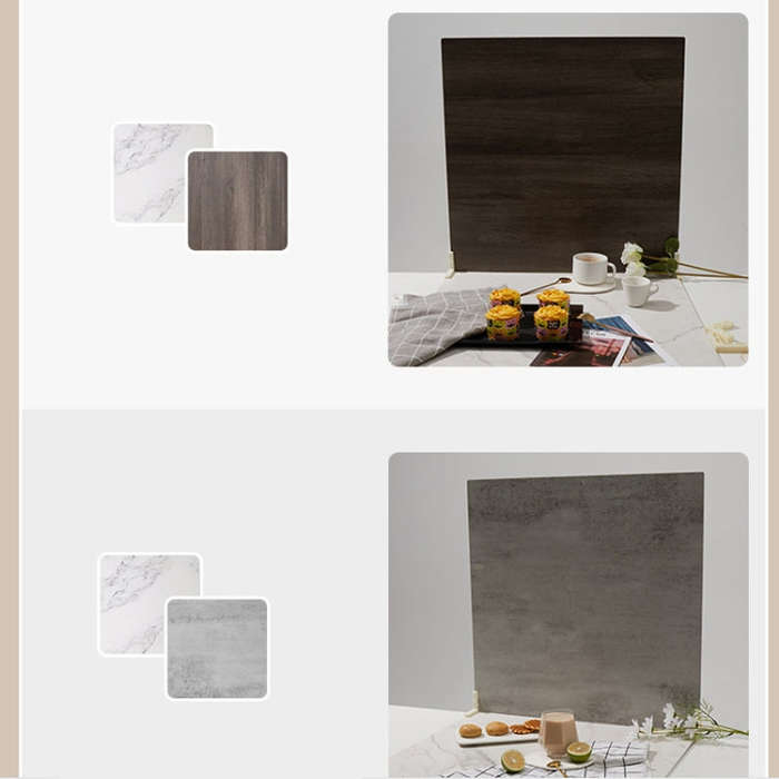 2pcs 60cm Double-Sided Background Board + 7pcs Backdrop Paper Photography Props Set, Spec: Set 5