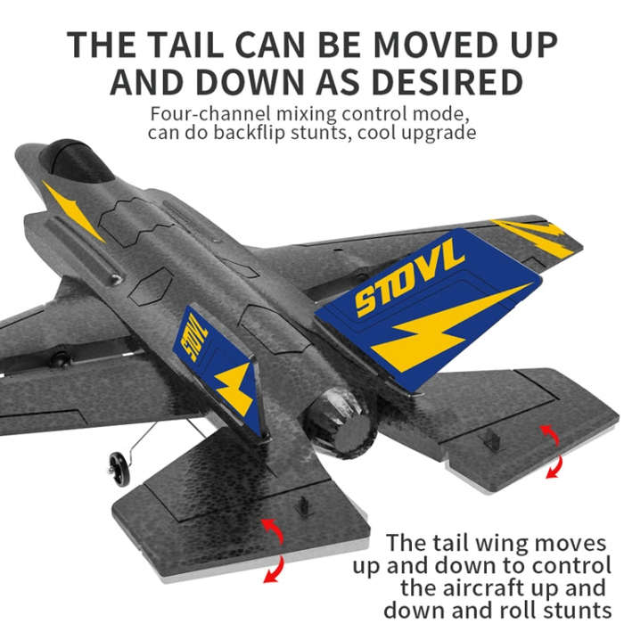 Z-57 4-channel Remote Control Stunt Tumbling Aircraft Glider Fixed-wing Foam Aircraft Model Singl...