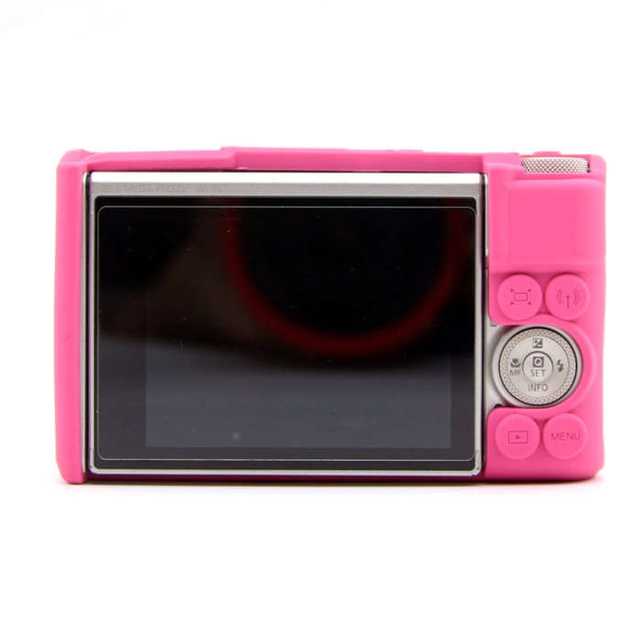 For Canon SX730/SX740 Soft Silicone Protective Case, Color: Black