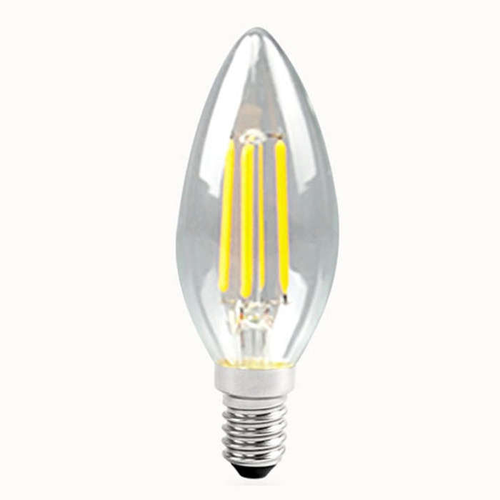 C35 Constant Current Flicker-free LED Highlight Retro Chandelier Lights, Power: Sharp Bulbs E14-4...