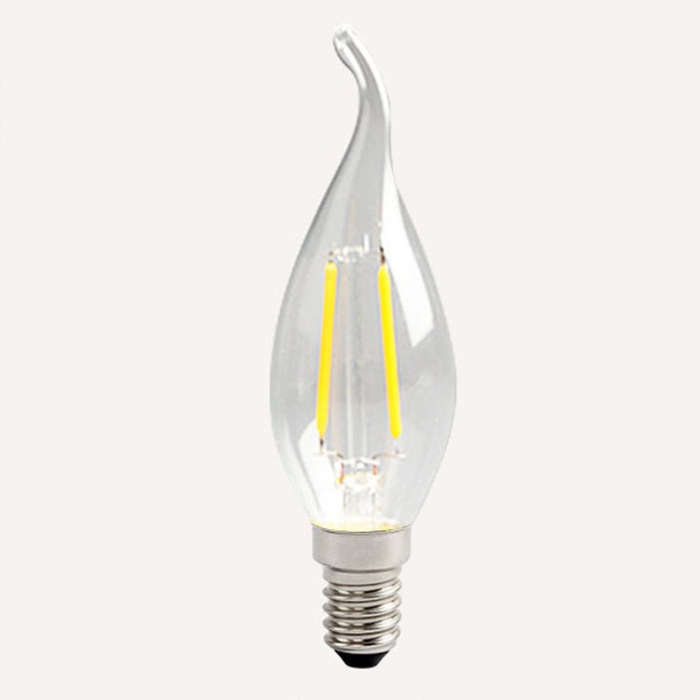 C35 Constant Current Flicker-free LED Highlight Retro Chandelier Lights, Power: Wax Tail E14-2W(6...