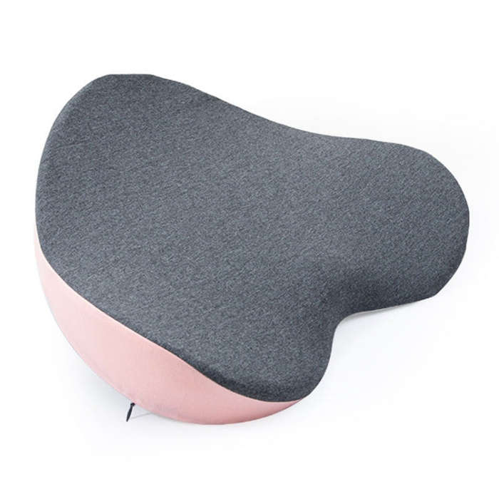 BEWALKER Memory Foam Office Seat Cushion Heart Shape Hip Chair Cushion(Pink)