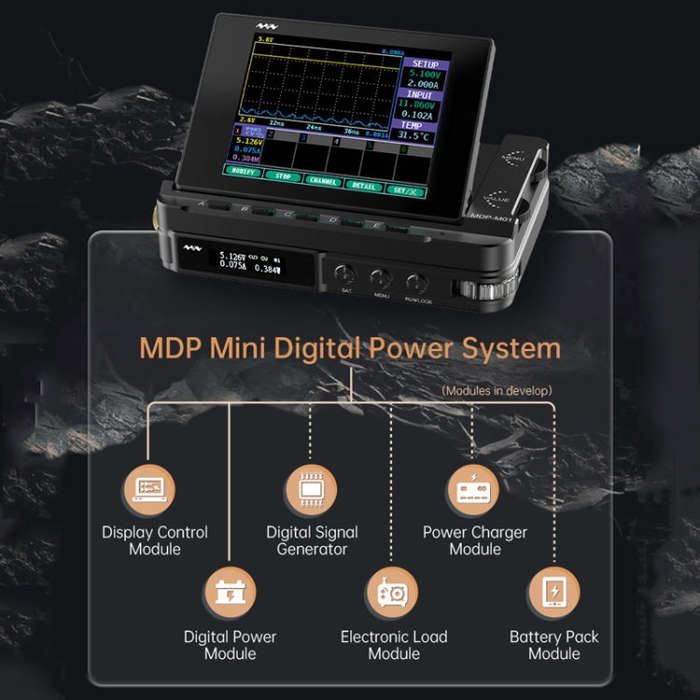 MINIWARE Rise And Fall Linear Switching DC Mini Digital Power Module, Model: MDP-P906
