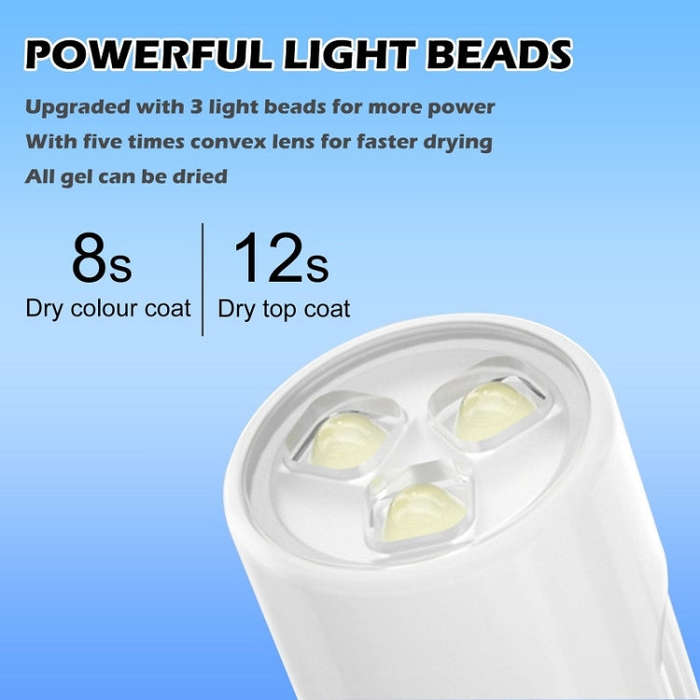 Small Portable Handheld Nail Polish Light Therapy Machine, Model: Plug-in