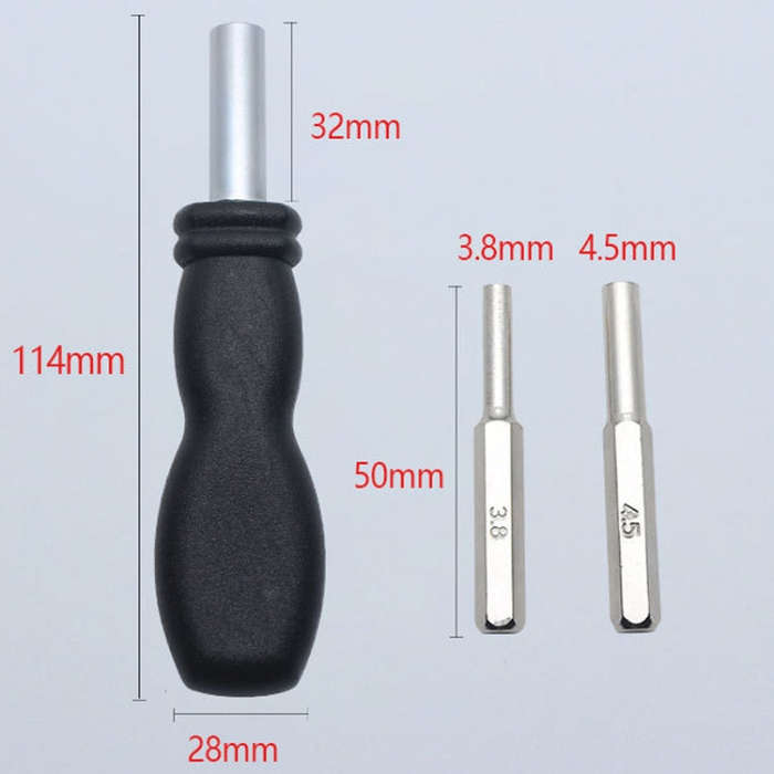 For N64/NGC/SFC Game Console Disassembly Hardware Tools Screwdriver Accessories, Model: 4.5mm Sleeve