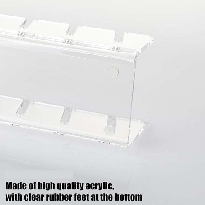 Acrylic Baseball Cap Holder Can Store 7 Baseball Caps(Black)